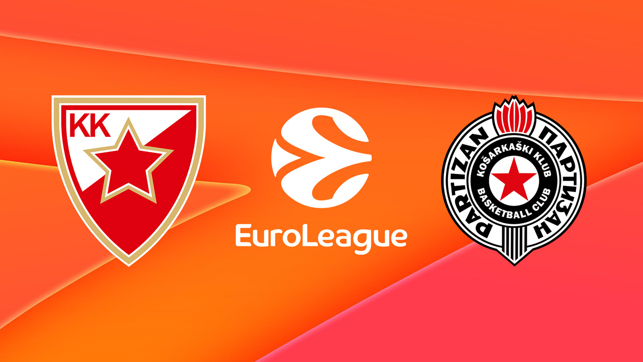 KK Crvena zvezda vs KK Partizan poster
