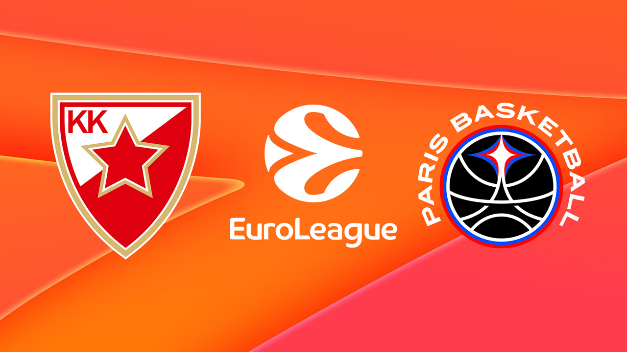 KK Crvena zvezda vs Paris Basketball poster