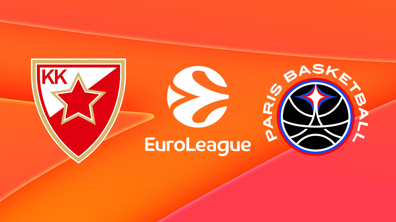 KK Crvena zvezda vs Paris Basketball poster