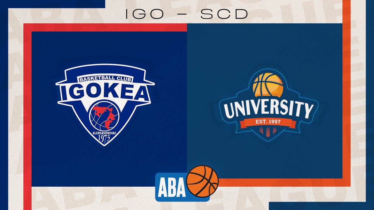 KK Igokea vs KK Studentski centar poster