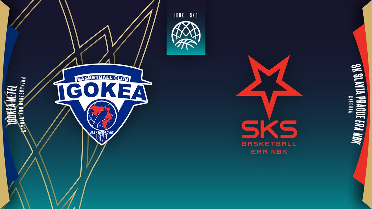 KK Igokea vs SK Slavia Prague ERA NBK poster