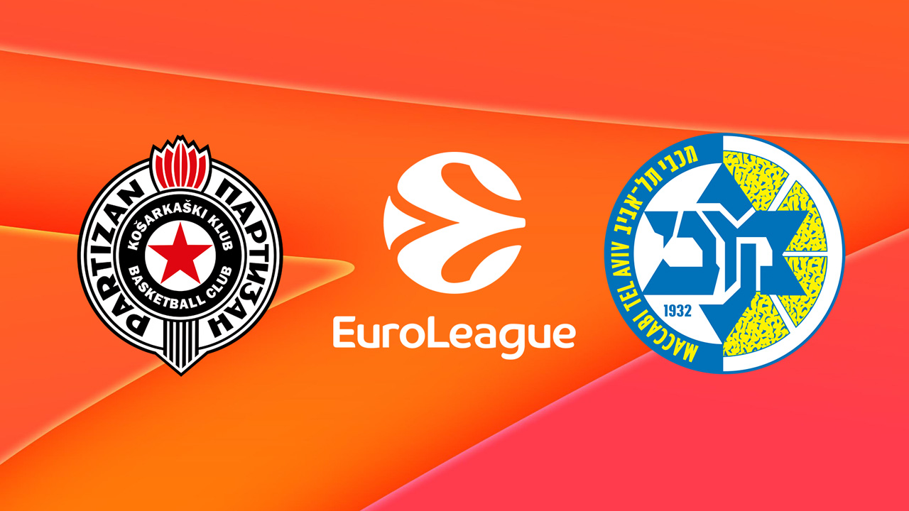 KK Partizan vs Maccabi Tel Aviv BC poster