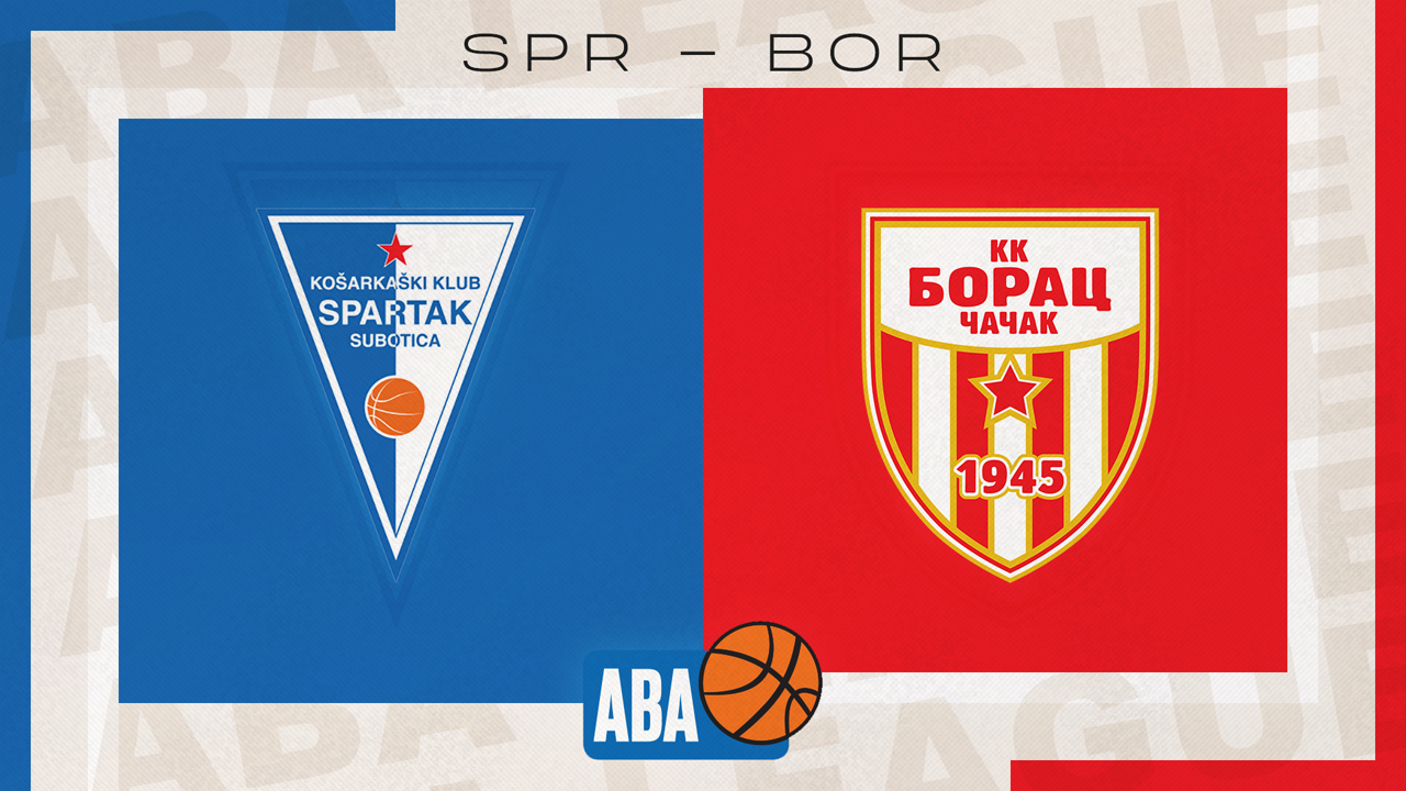 KK Spartak Subotica vs KK Borac Čačak poster