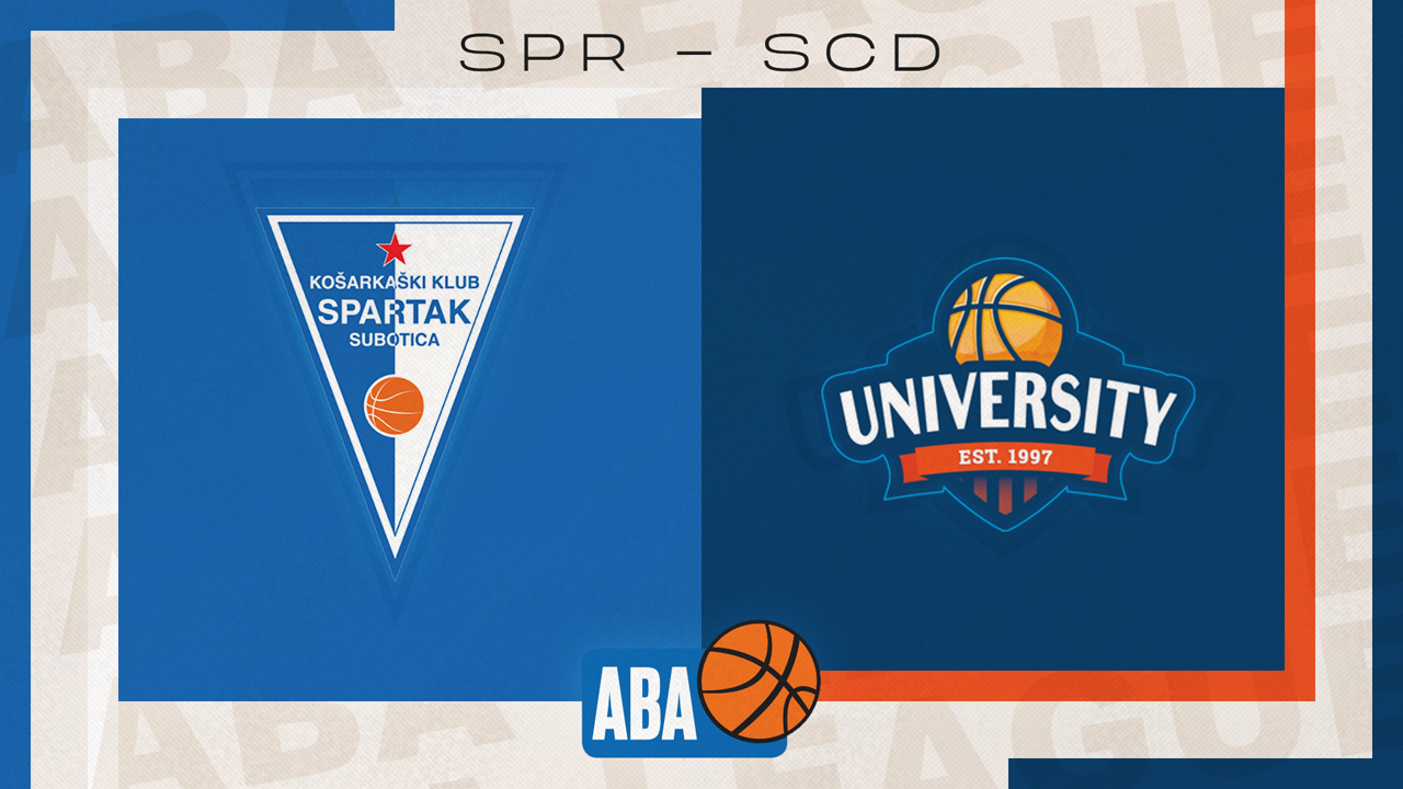 KK Spartak Subotica vs KK Studentski centar poster