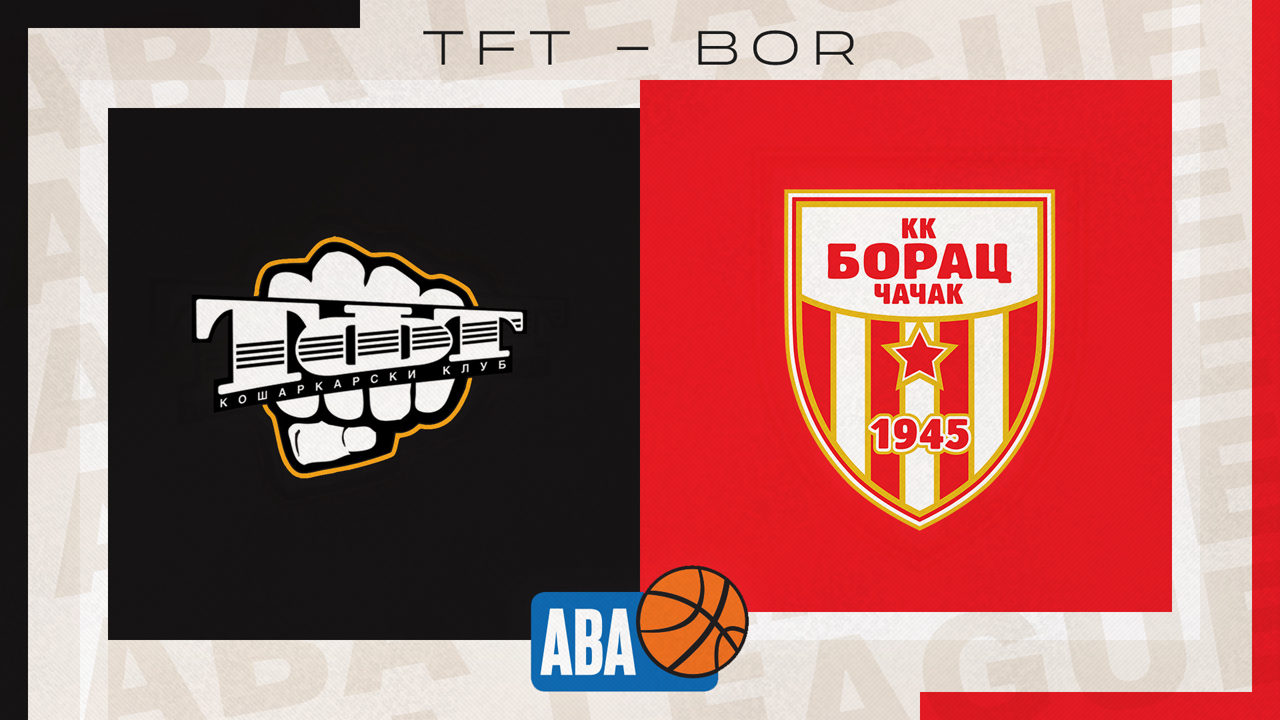 KK TFT vs KK Borac Čačak poster