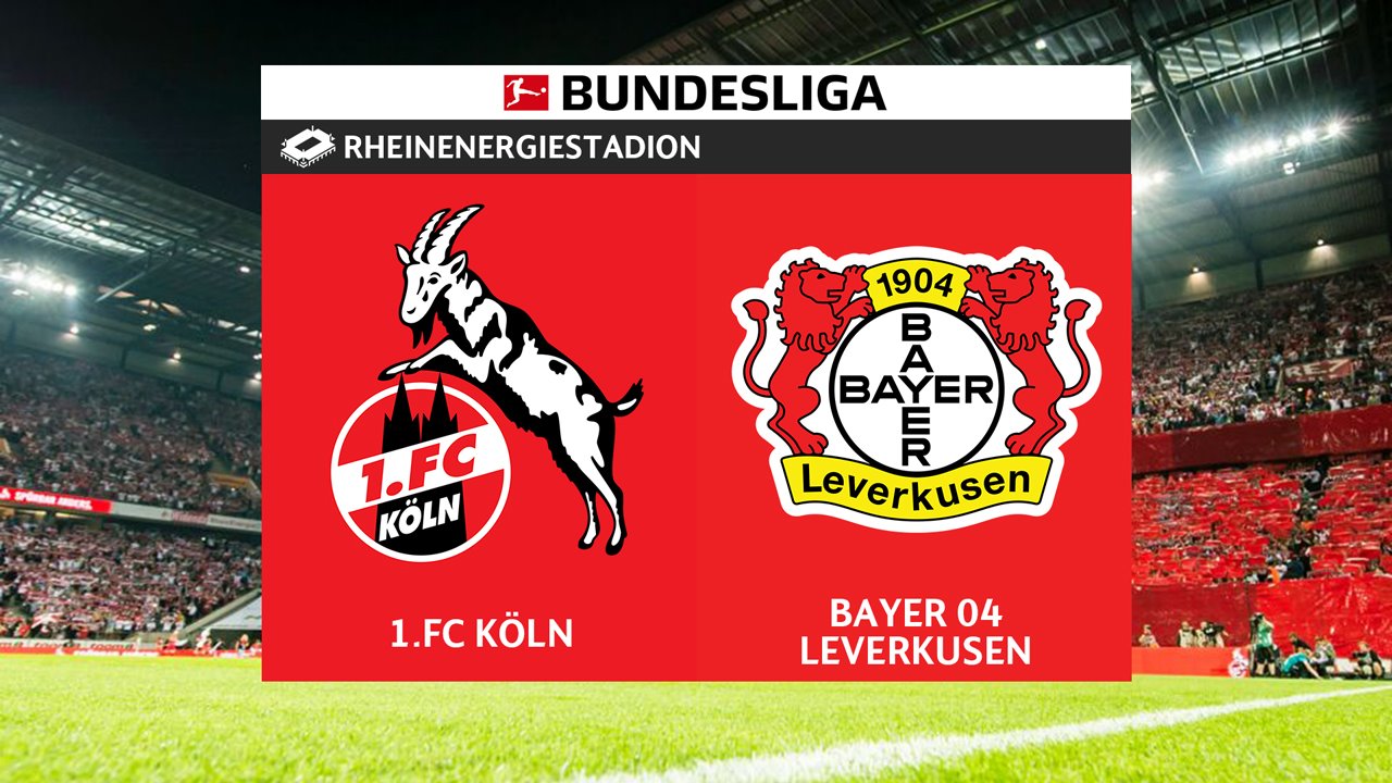 Köln vs Bayer Leverkusen poster