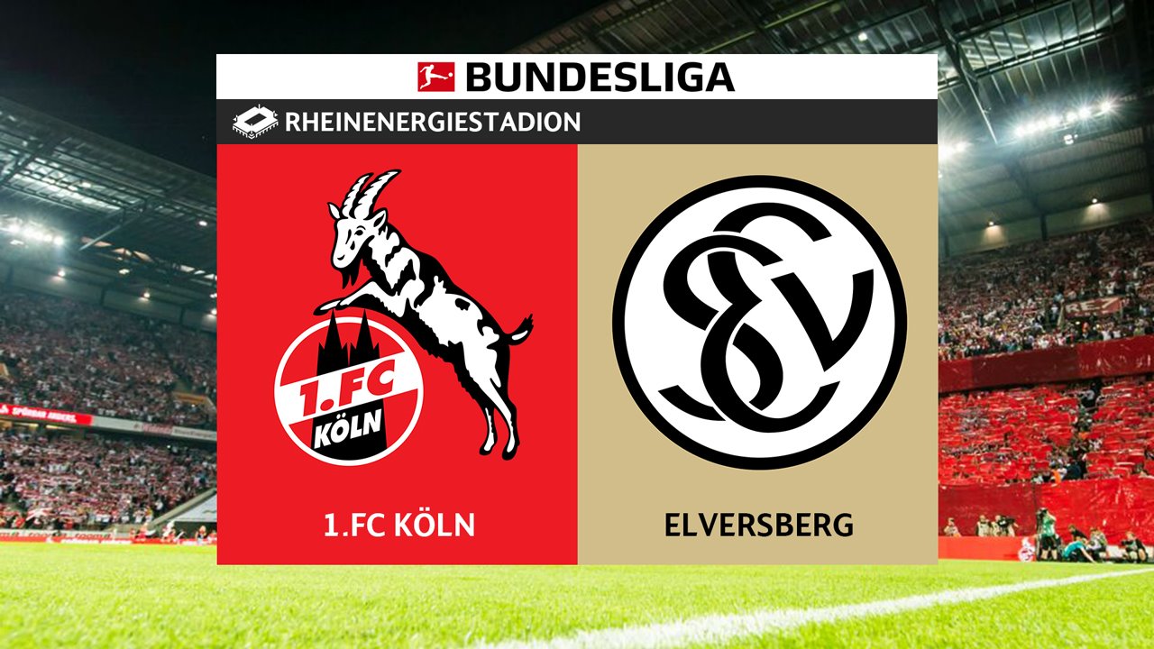 Köln vs Elversberg poster