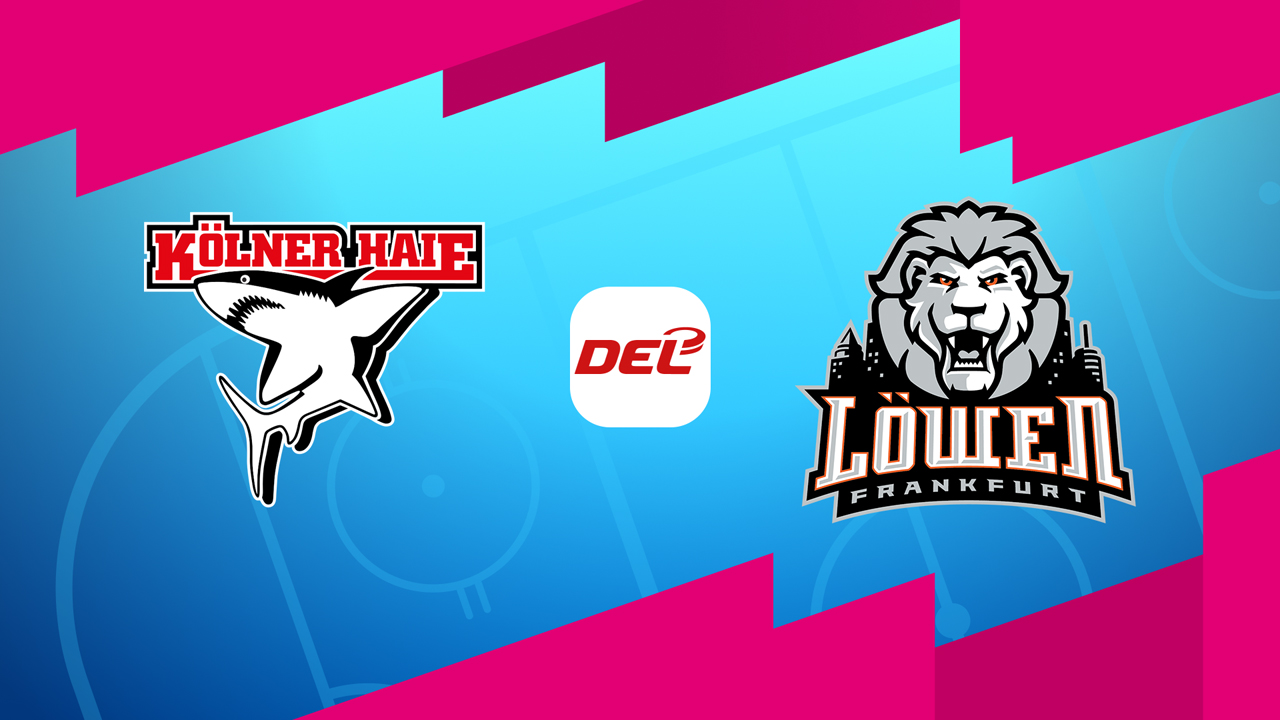 Kölner Haie vs Löwen Frankfurt poster