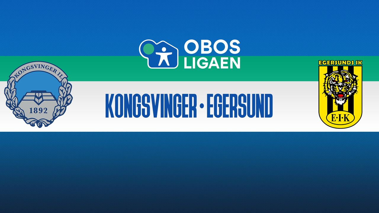 Kongsvinger vs Egersund poster