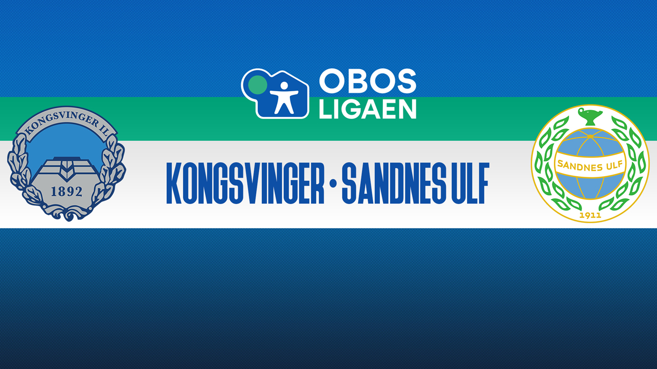 Kongsvinger vs Sandnes Ulf poster