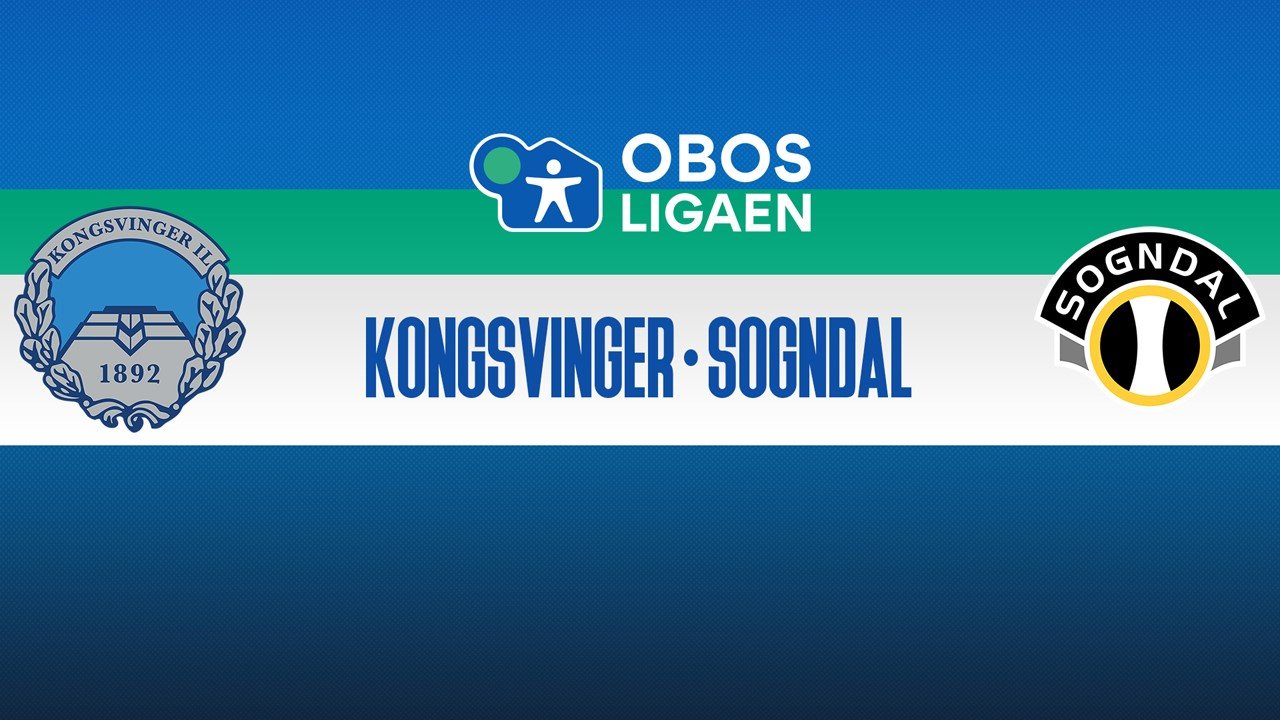 Kongsvinger vs Sogndal poster