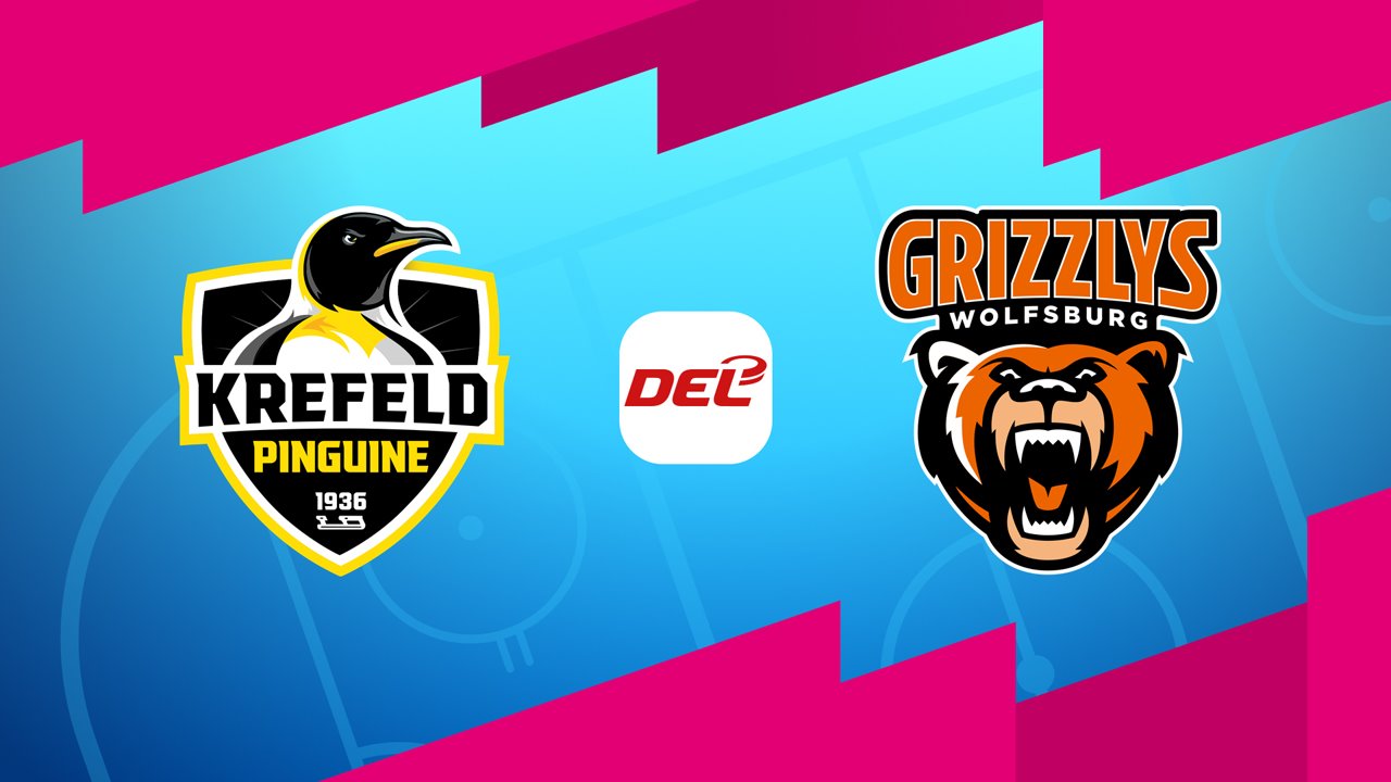 Krefeld Pinguine vs Grizzlys Wolfsburg poster