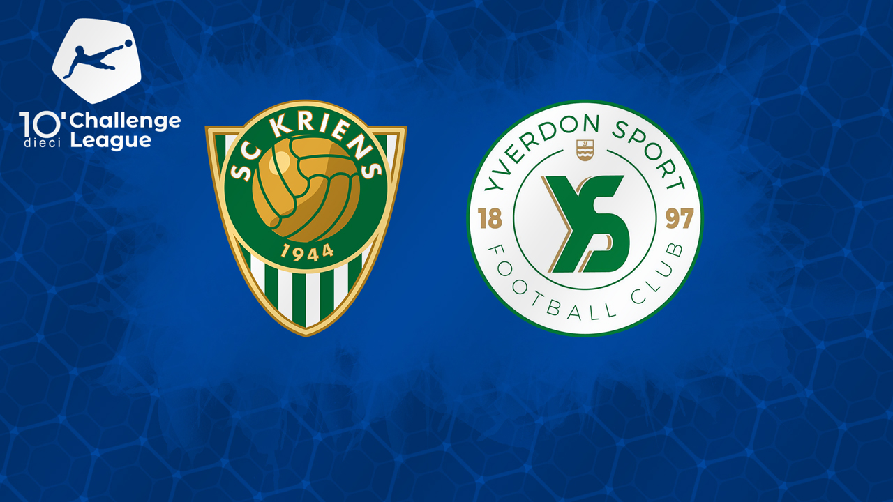 Kriens vs Yverdon Sport poster