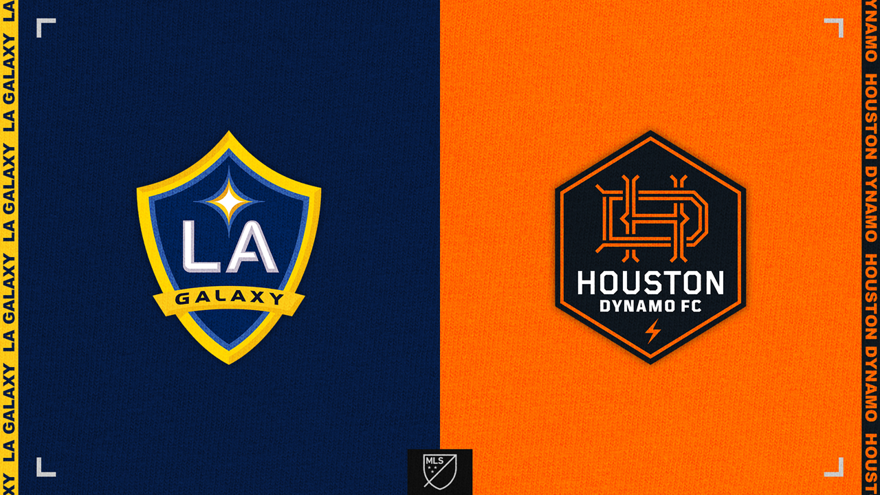 LA Galaxy vs Houston Dynamo poster