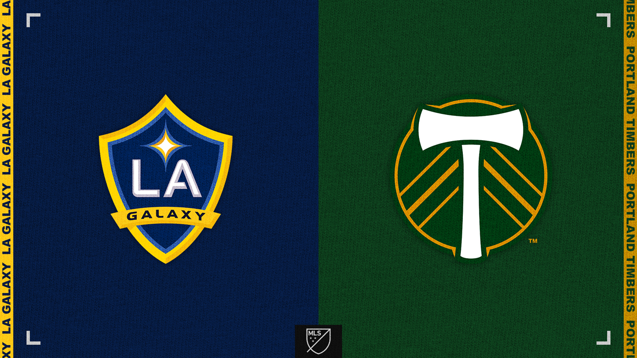 LA Galaxy vs Portland Timbers poster