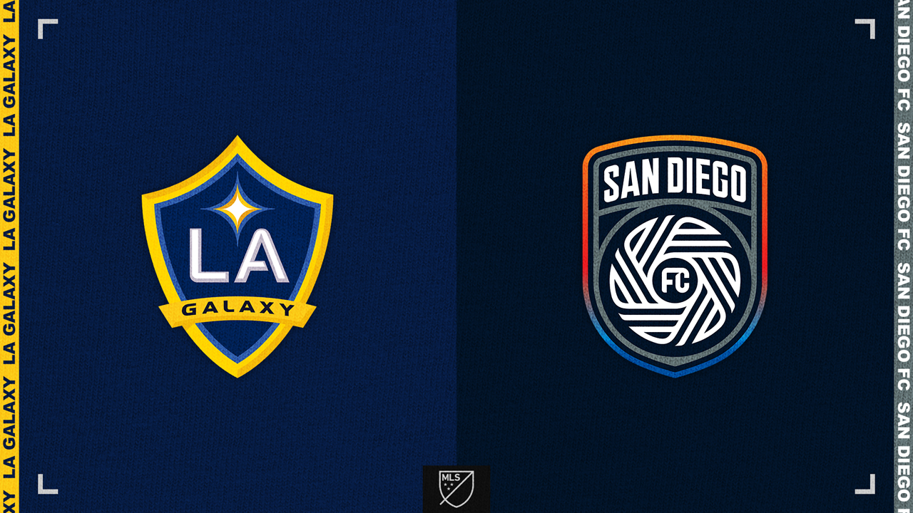 LA Galaxy vs San Diego FC poster