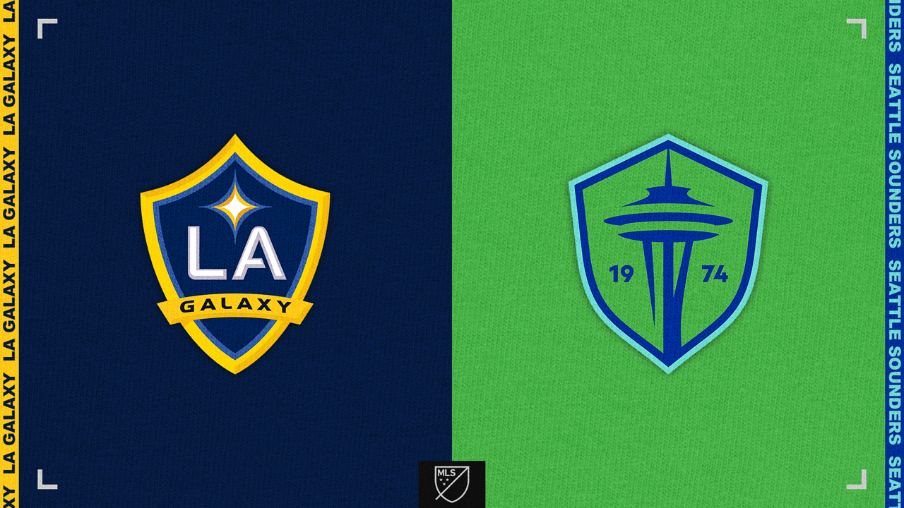 LA Galaxy vs Seattle Sounders poster