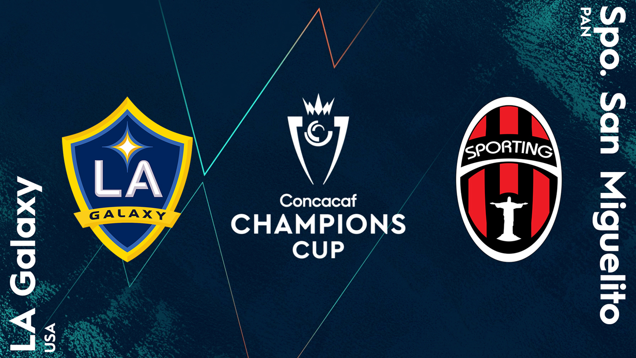 LA Galaxy vs Sporting San Miguelito poster