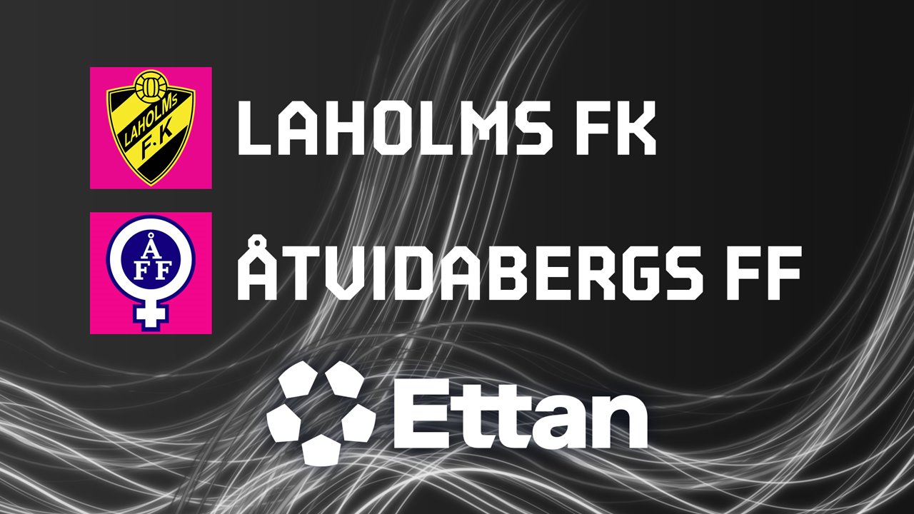 Laholm vs Åtvidaberg poster