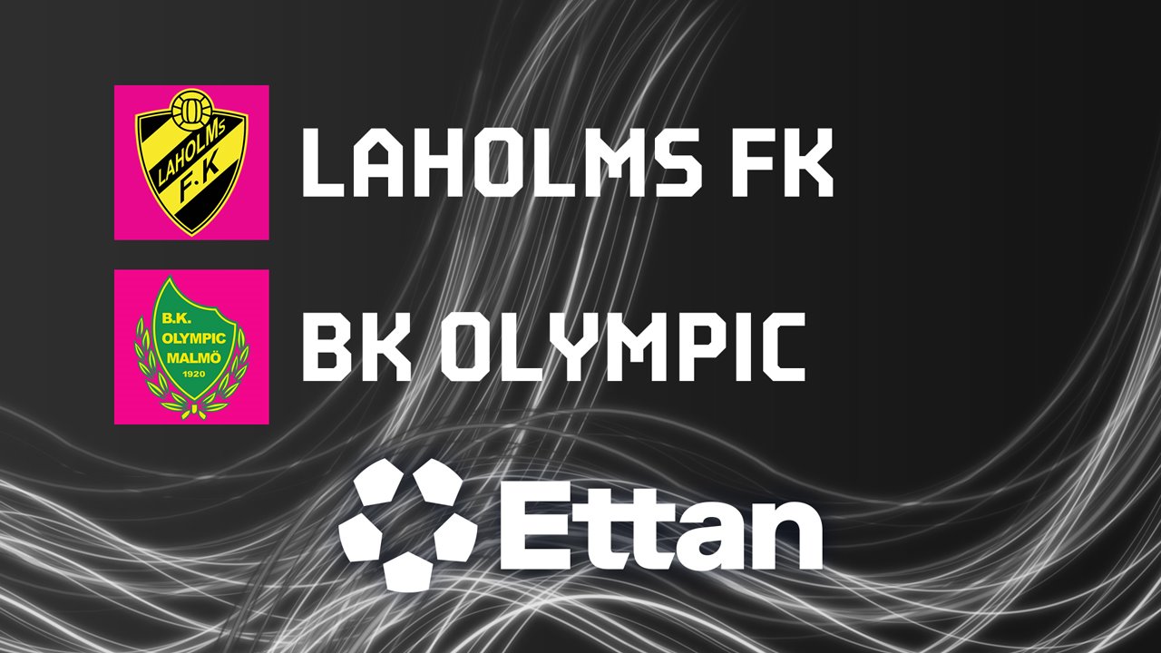 Laholm vs BK Olympic poster