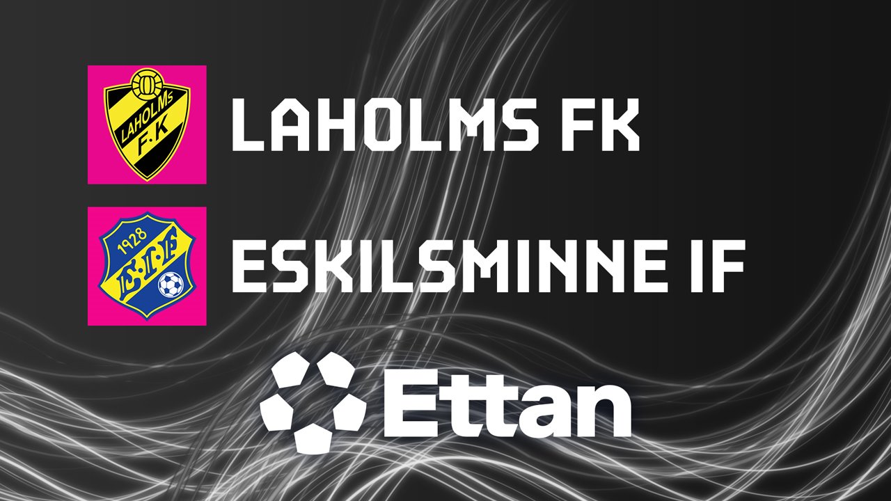 Laholm vs Eskilsminne poster