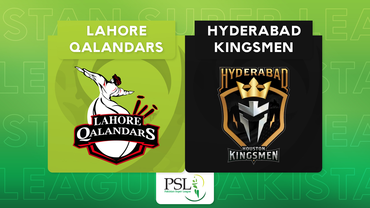 Lahore Qalandars vs Hyderabad Houston Kingsmen poster