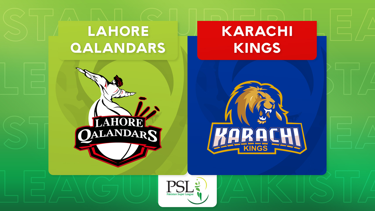 Lahore Qalandars vs Karachi Kings poster