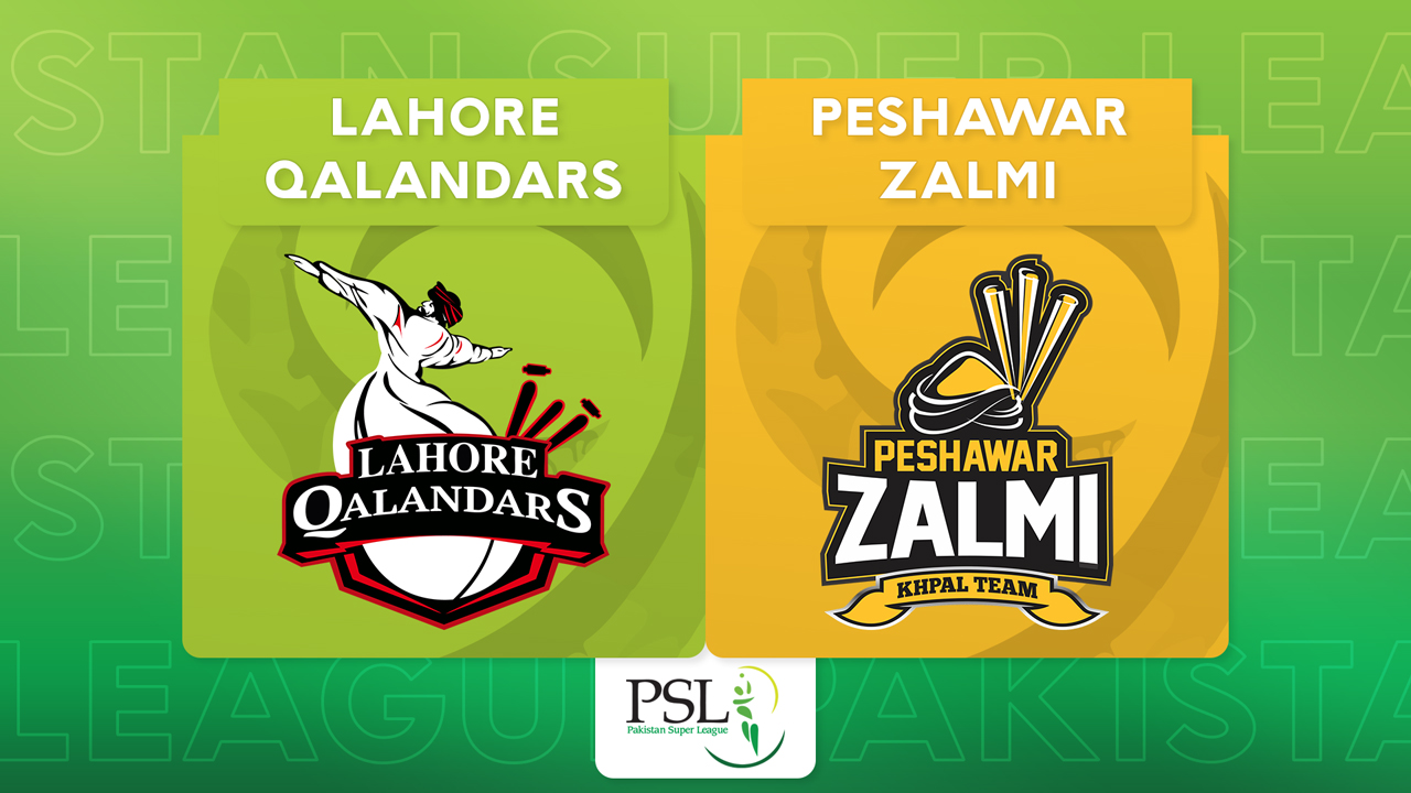 Lahore Qalandars vs Peshawar Zalmi poster