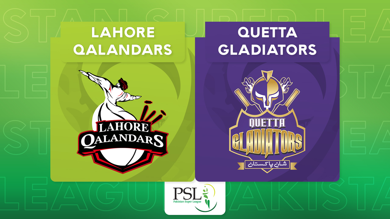 Lahore Qalandars vs Quetta Gladiators poster