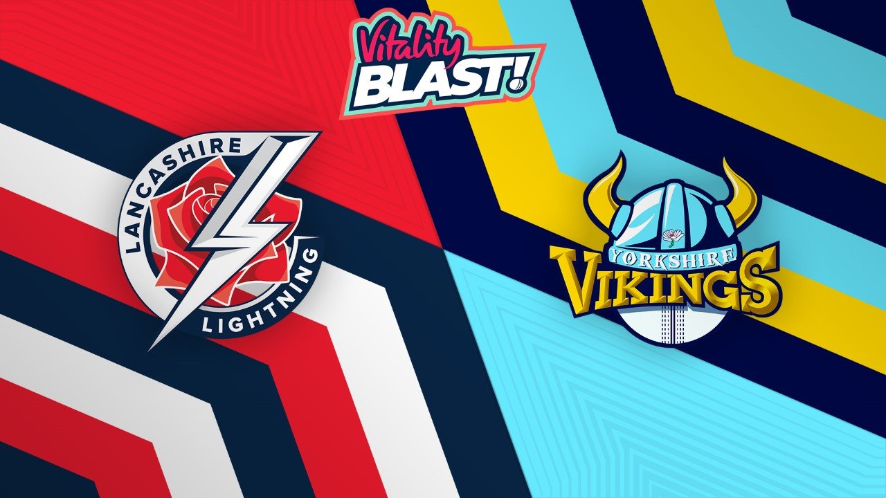Lancashire Lightning vs Yorkshire Vikings poster
