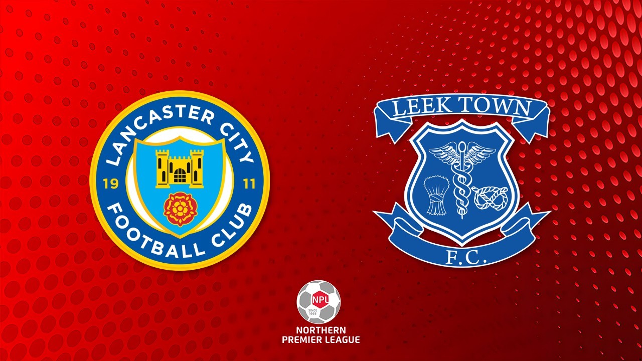 Lancaster City vs Leek Town poster