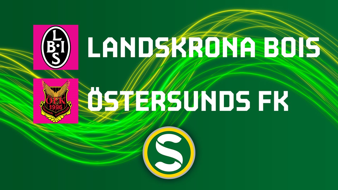 Landskrona vs Östersund poster
