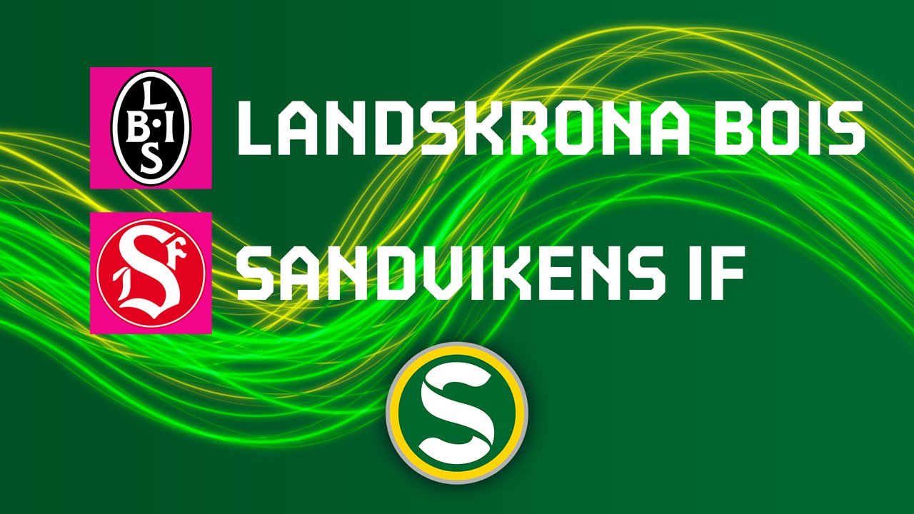 Landskrona vs Sandvikens poster