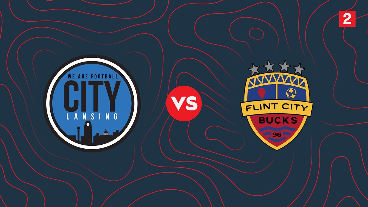 Lansing City Football vs Flint City Bucks poster