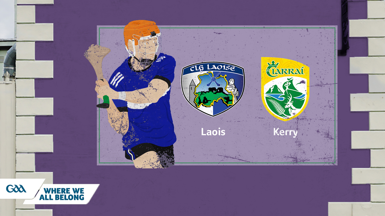 Laois GAA Hurling vs Kerry GAA Hurling poster