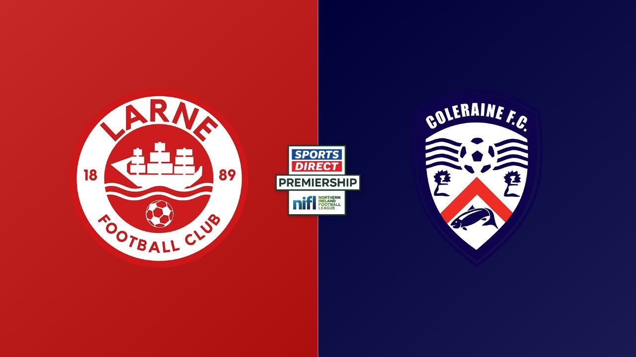 Larne vs Coleraine poster