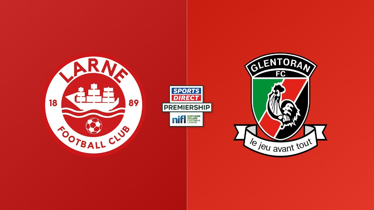Larne vs Glentoran poster
