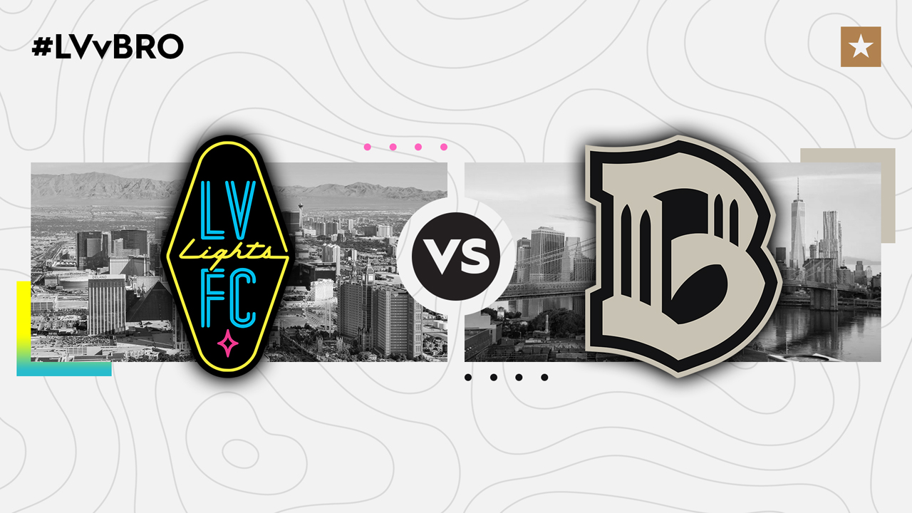 Las Vegas Lights vs Brooklyn FC poster