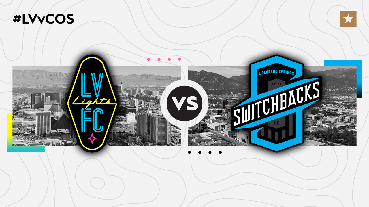 Las Vegas Lights vs Colorado Springs Switchbacks poster