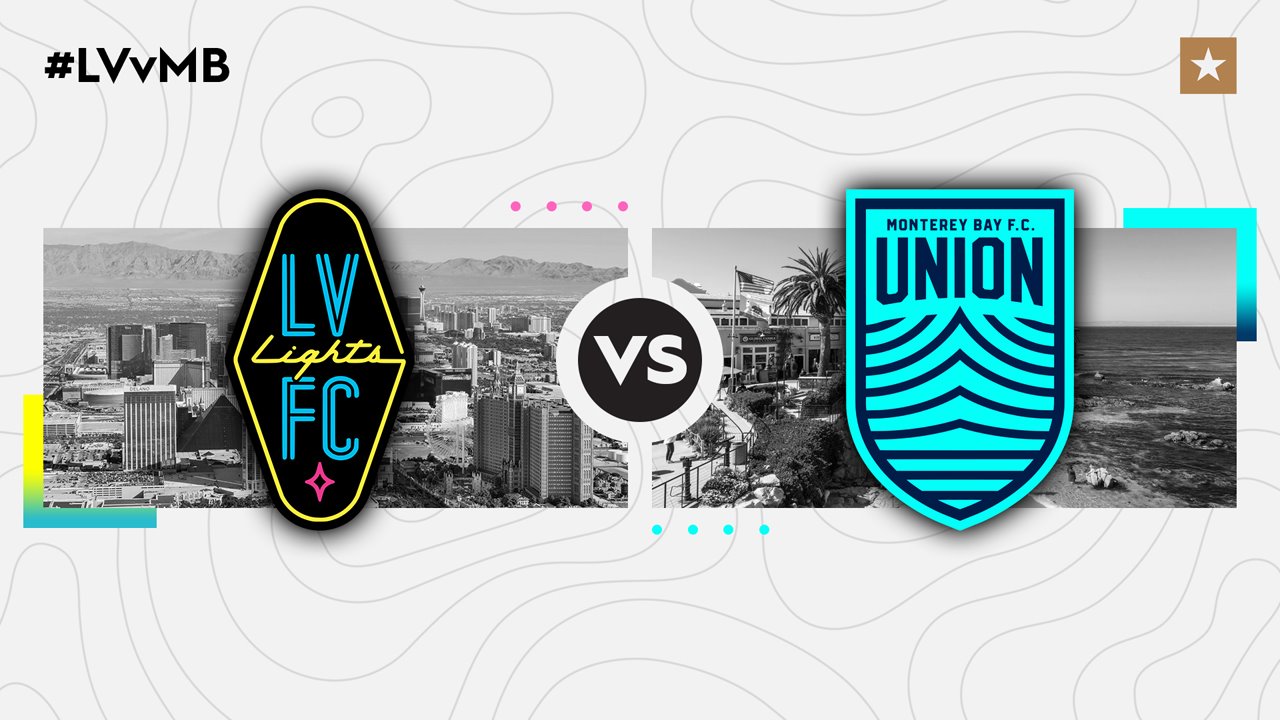 Las Vegas Lights vs Monterey Bay FC poster