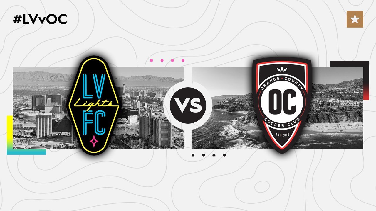 Las Vegas Lights vs Orange County SC poster