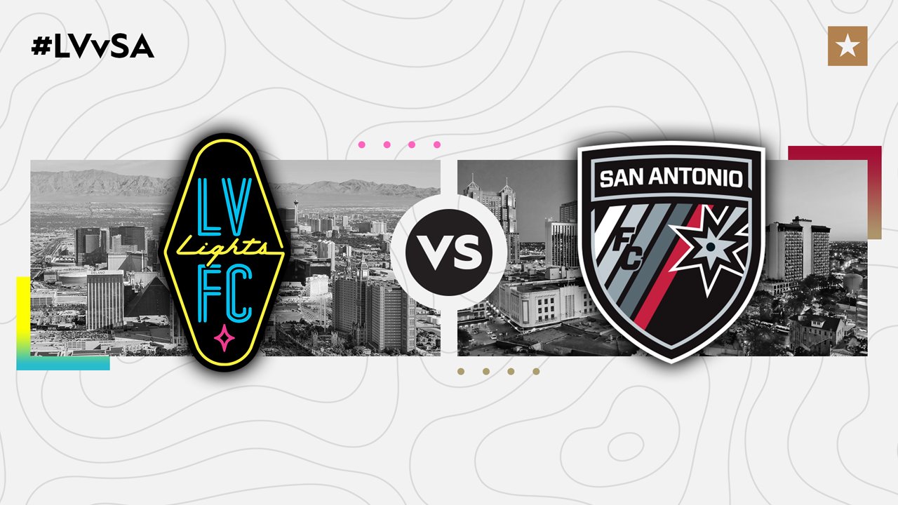 Las Vegas Lights vs San Antonio poster
