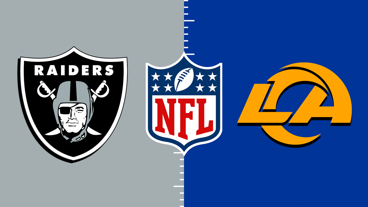 Las Vegas Raiders vs Los Angeles Rams poster
