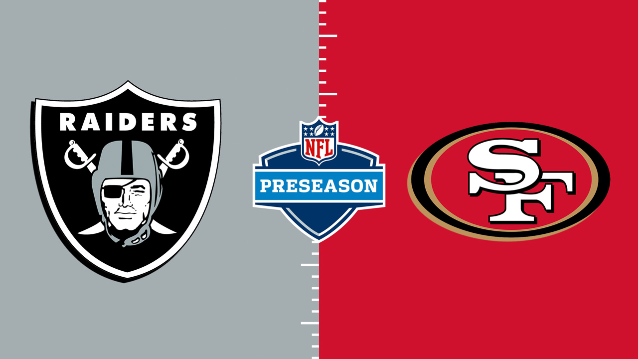 Las Vegas Raiders vs San Francisco 49ers poster