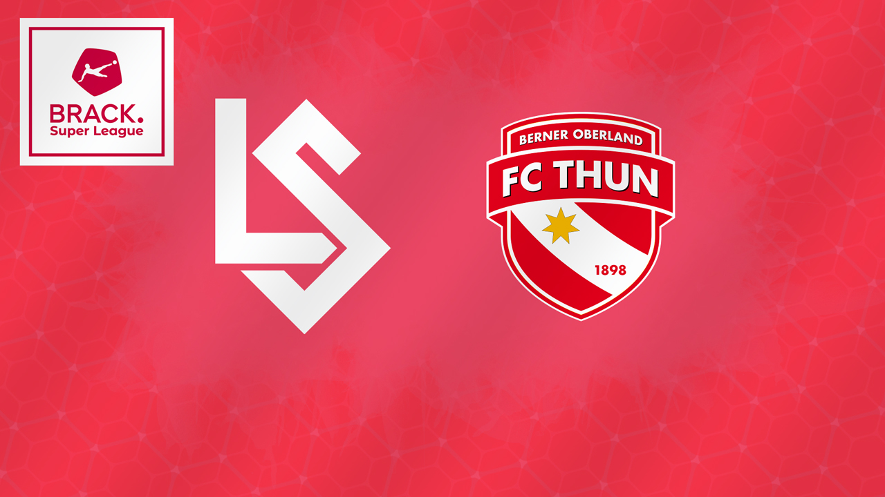 Lausanne-Sport vs Thun poster