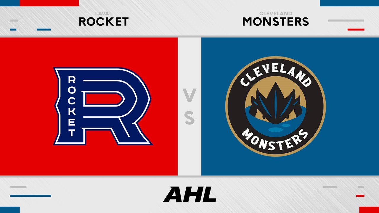 Laval Rocket vs Cleveland Monsters poster