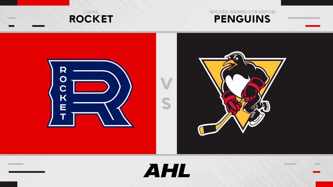 Laval Rocket vs Wilkes-Barre Scranton Penguins poster