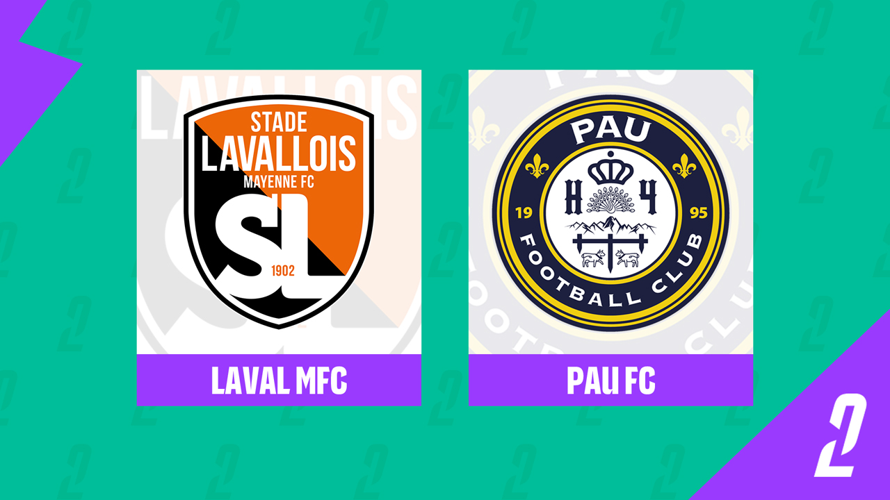 Laval vs Pau FC poster