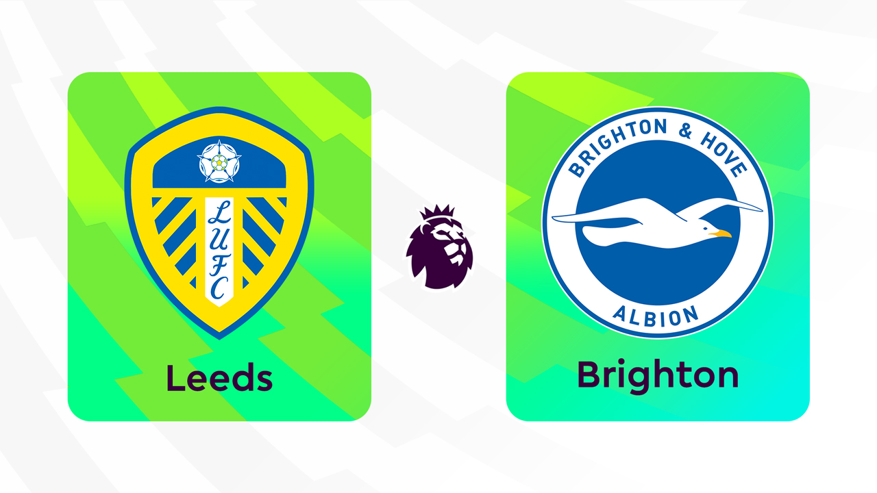 Leeds United vs Brighton and Hove Albion poster