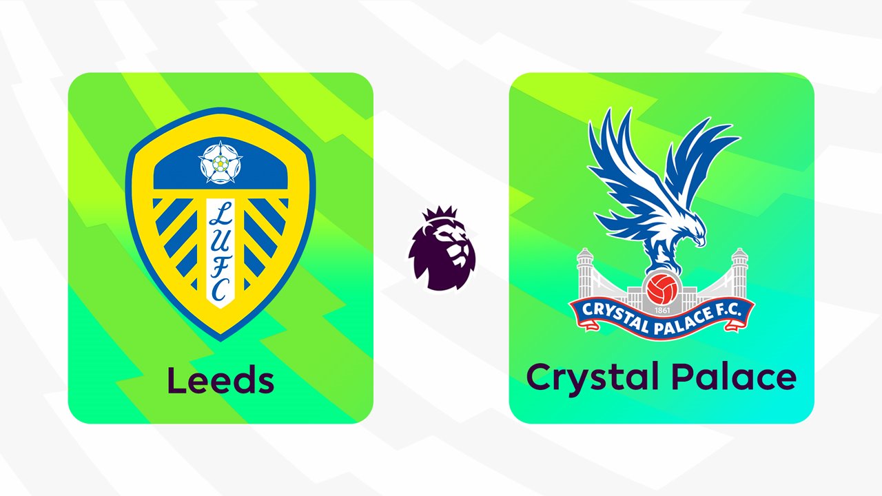Leeds United vs Crystal Palace poster